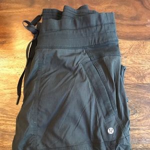 Black Lululemon Cargo Activewear Pants